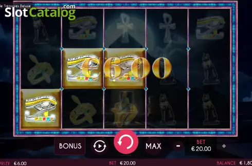 Скрин3. Nile Treasures Deluxe слот