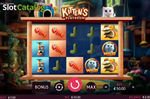 Скрин2. Kitten’s Playroom слот