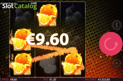 Скрин3. 3 Hot Fruits 27 слот