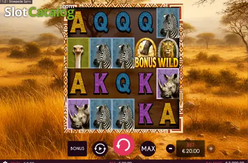 Скрин2. Stampede Spins слот