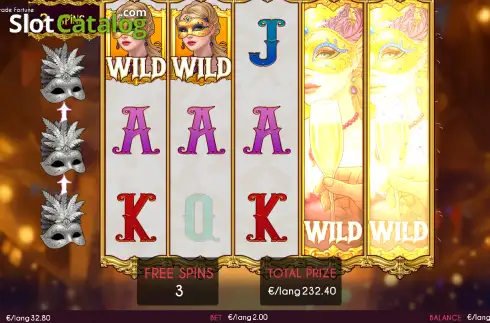 Скрин3. Masquerade Fortune слот