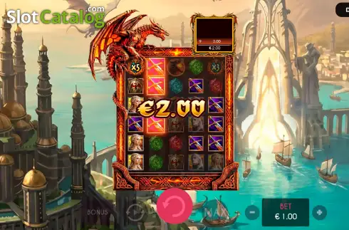 Скрин3. Dragon's Heirs слот
