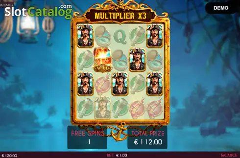 Скрин3. Caribbean Chest слот