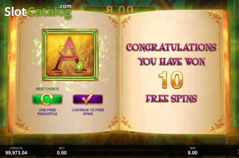 Скрин6. Book of Oz Lock 'N Spin слот