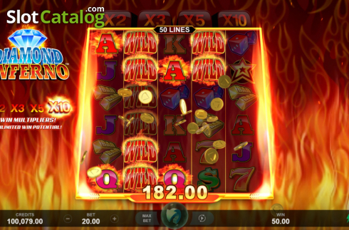 Скрин3. Diamond Inferno слот