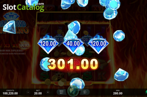 Скрин6. Diamond Inferno слот