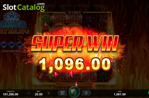 Скрин5. Diamond Inferno слот