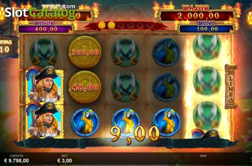Скрин9. Adventures Of Doubloon Island слот
