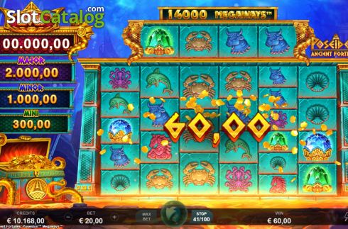 Скрин5. Ancient Fortunes Poseidon Megaways слот