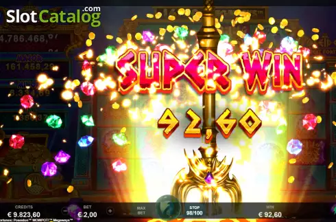 Скрин4. Ancient Fortunes Poseidon WowPot Megaways слот