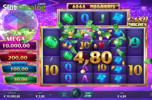 Скрин3. Cash 'N Riches Megaways слот