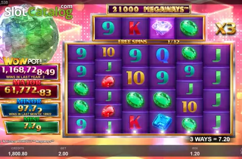 Скрин7. Cash 'N Riches WowPot Megaways слот