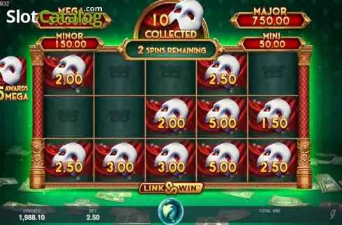 Скрин2. The Phantom of the Opera Link and Win слот