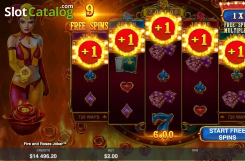 Скрин5. Fire and Roses Joker слот