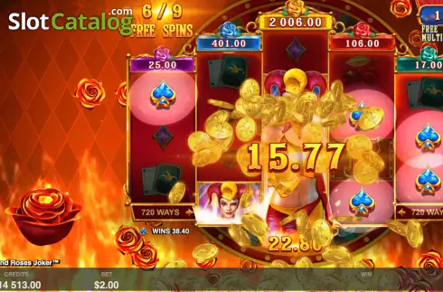 Скрин7. Fire and Roses Joker слот