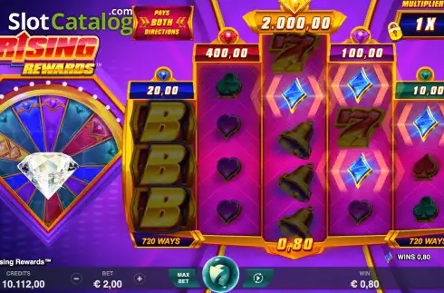 Скрин3. Rising Rewards слот