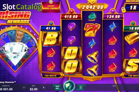 Скрин5. Rising Rewards слот