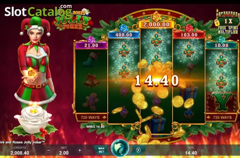 Скрин3. Fire and Roses Jolly Joker слот