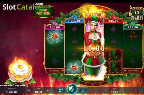 Скрин4. Fire and Roses Jolly Joker слот
