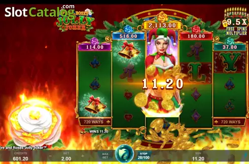 Скрин6. Fire and Roses Jolly Joker слот