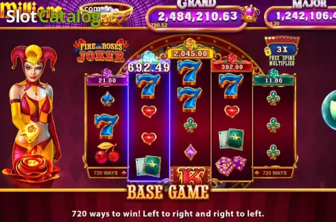 Скрин2. Fire and Roses Joker King Millions слот