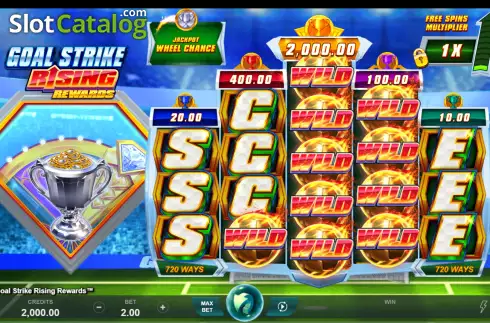 Скрин2. Goal Strike Rising Rewards слот