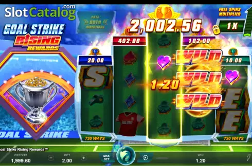 Скрин4. Goal Strike Rising Rewards слот