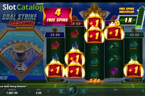 Скрин7. Goal Strike Rising Rewards слот