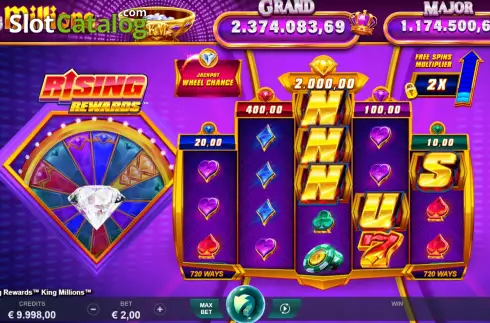 Скрин2. Rising Rewards King Millions слот