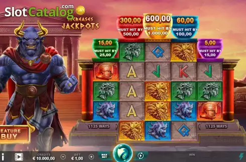 Скрин2. Ancient Fortunes Minotaur Rising слот