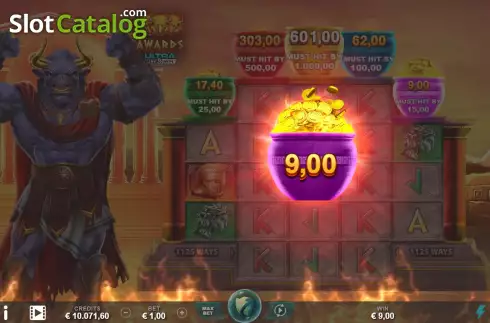 Скрин4. Ancient Fortunes Minotaur Rising слот