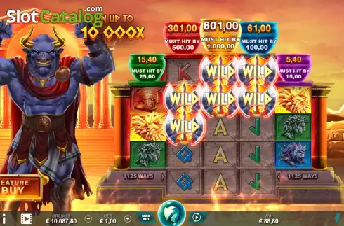 Скрин5. Ancient Fortunes Minotaur Rising слот