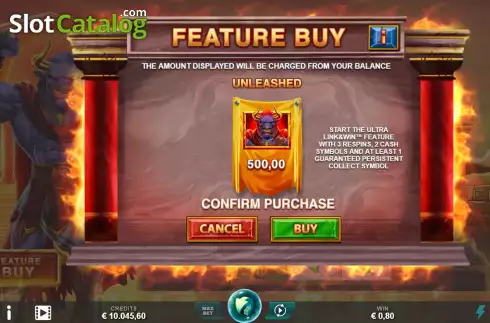 Скрин8. Ancient Fortunes Minotaur Rising слот