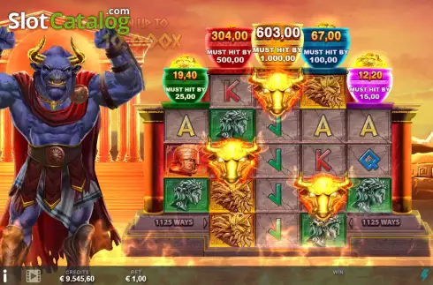 Скрин9. Ancient Fortunes Minotaur Rising слот