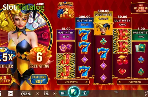 Скрин2. Fire and Roses Joker 2 All-In слот