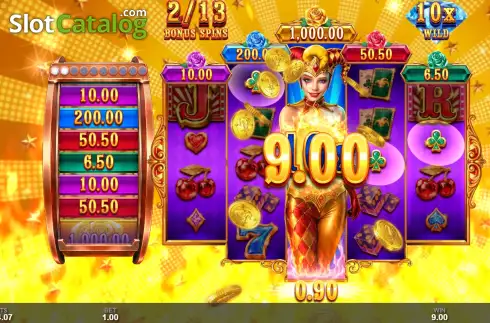 Скрин3. Fire and Roses Joker Diamonds слот