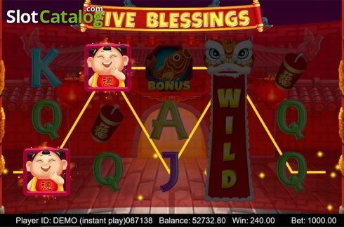 Скрин3. Five Blessings	(Triple Profits Games) слот