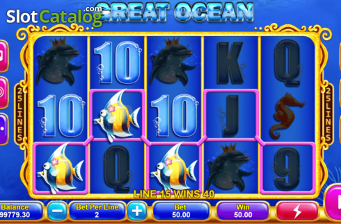 Скрин3. Great Ocean (Triple Profits Games) слот