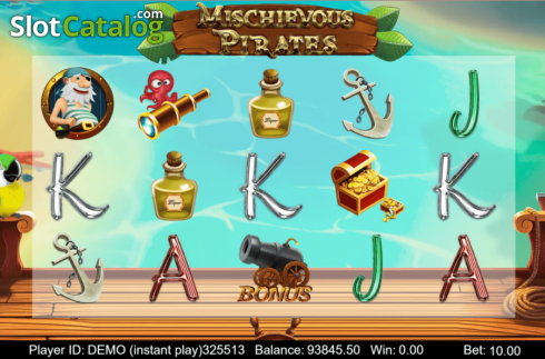 Скрин2. Mischievous Pirates слот