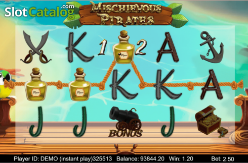 Скрин3. Mischievous Pirates слот