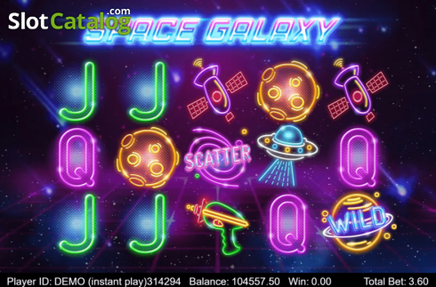Скрин2. Space Galaxy слот