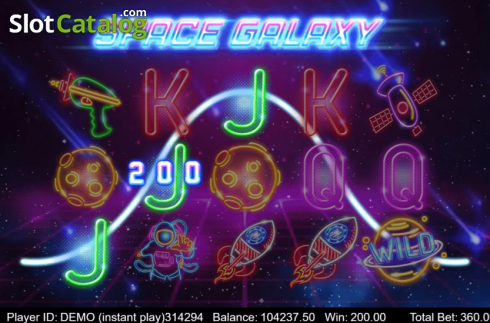 Скрин4. Space Galaxy слот