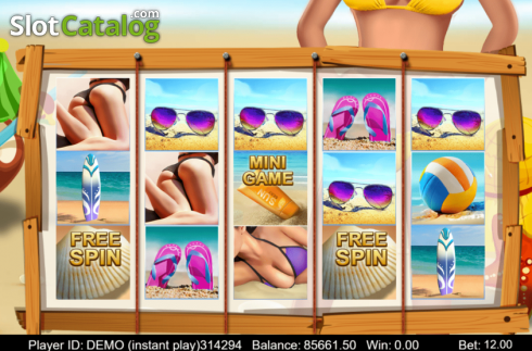 Скрин2. Bikini Beach (Triple Profits Games) слот
