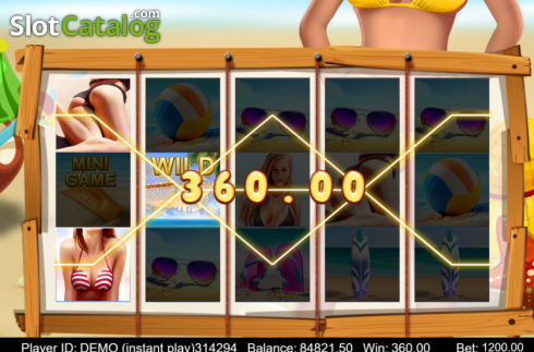 Скрин3. Bikini Beach (Triple Profits Games) слот