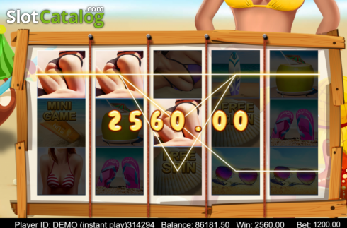 Скрин4. Bikini Beach (Triple Profits Games) слот