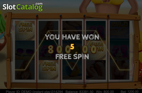 Скрин5. Bikini Beach (Triple Profits Games) слот