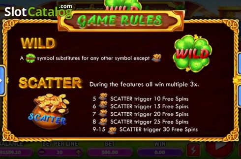 Скрин8. Lucky Leprechaun (Triple Profits Games) слот