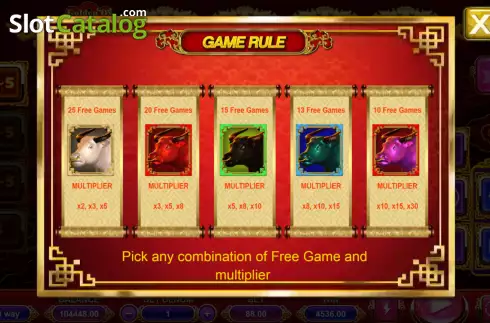 Скрин6. Golden Ox (Triple Profits Games) слот