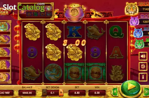 Скрин3. Fortune Tiger (Triple Profits Games) слот