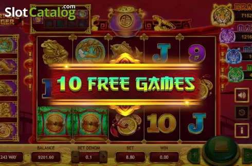 Скрин4. Fortune Tiger (Triple Profits Games) слот